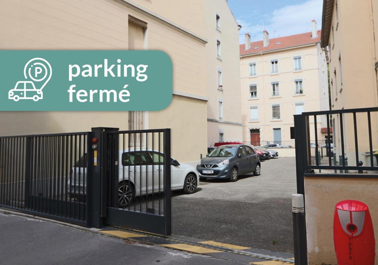Cosy Appartement Lyon Valmy - Parking Exteriör bild